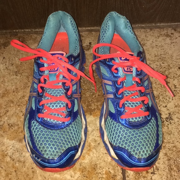 Asics Gel Cumulus 15 Athletic Shoes Ladies Size 9 - Picture 2 of 6